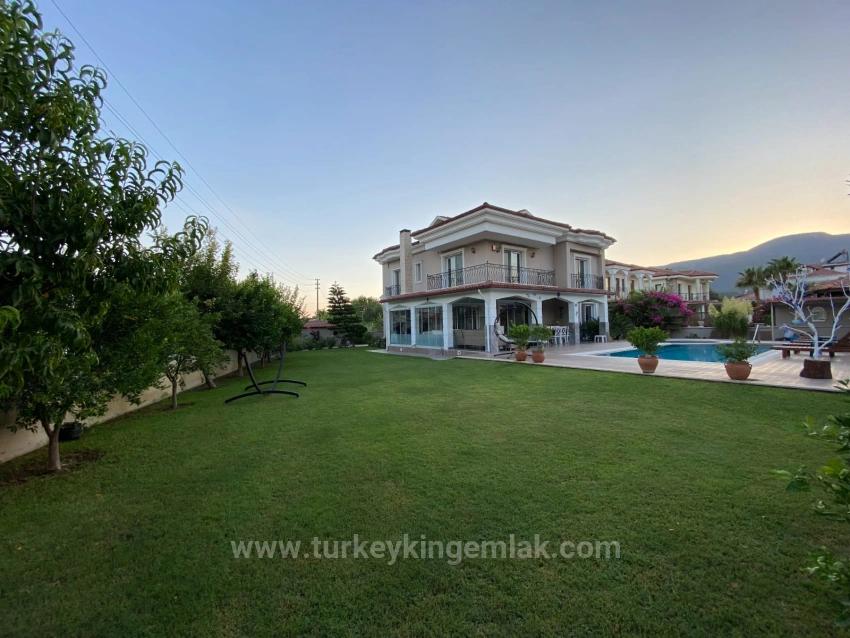 Luxuriöse Freistehende Villa Zum Verkauf In Dalyan Gülpınar