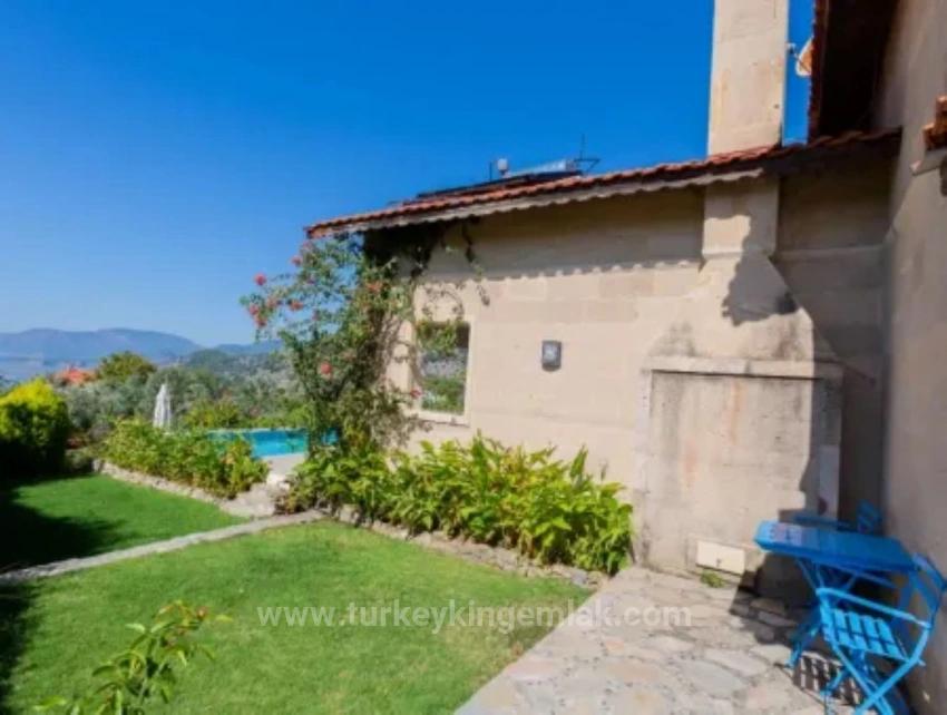 Villa Zum Verkauf In Dalyan Gökbel Mit Blick Auf Den Iztuzu-Strand