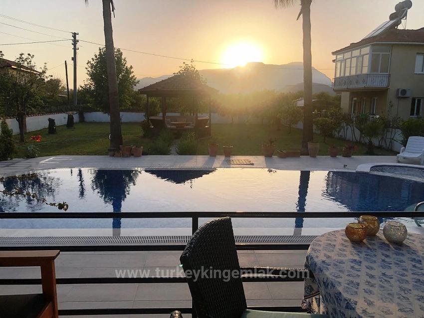 Duplex Zum Verkauf In Dalyan Okçular Auf Einem 1000 M2 Großen Grundstück