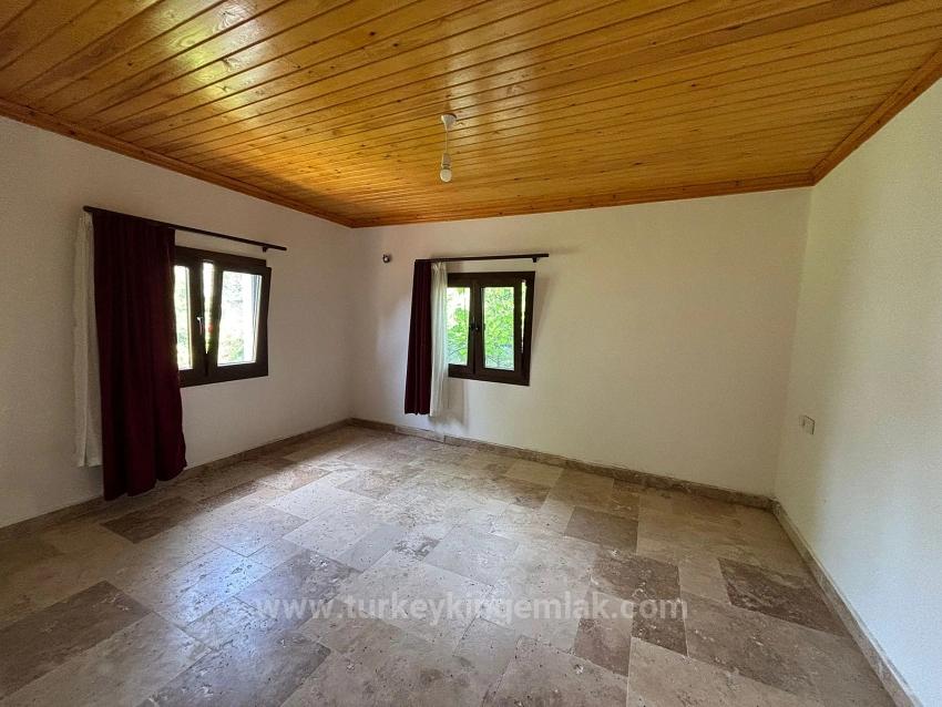Detached House For Rent In Dalyan Eskiköy.