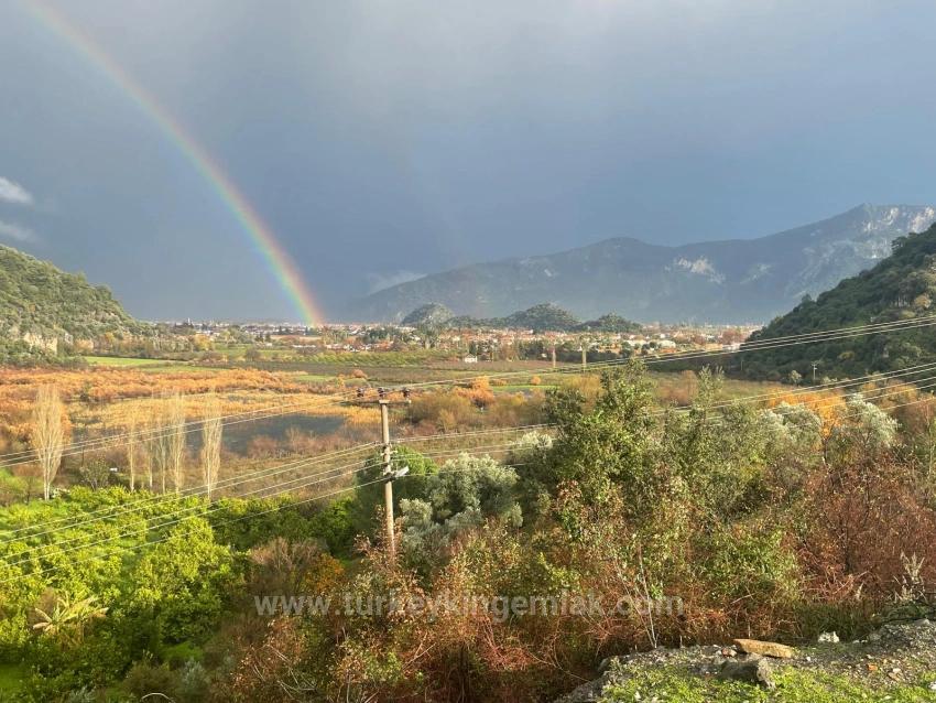 Farmland For Sale In Çandır Village, Opposite Dalyan.