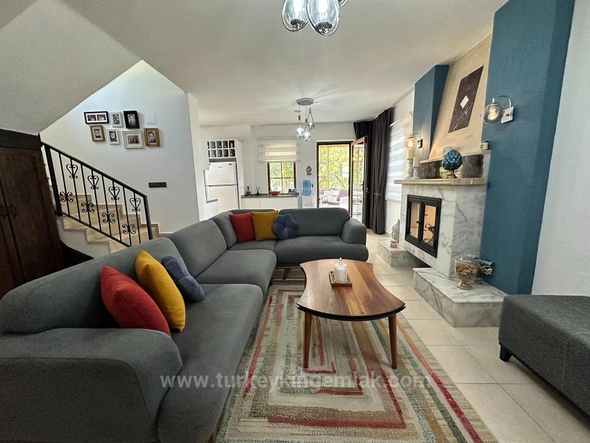 Semi-Detached Villa With Shared Pool In Dalyan Osmanağalar District