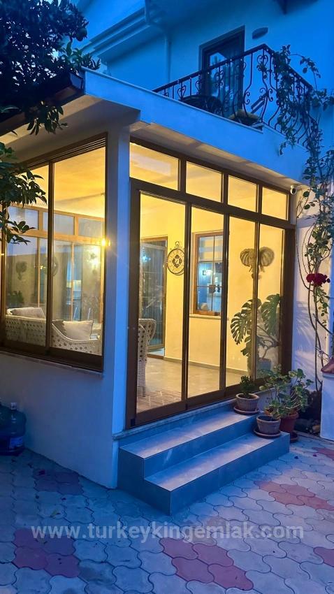 Semi-Detached Villa With Shared Pool In Dalyan Osmanağalar District