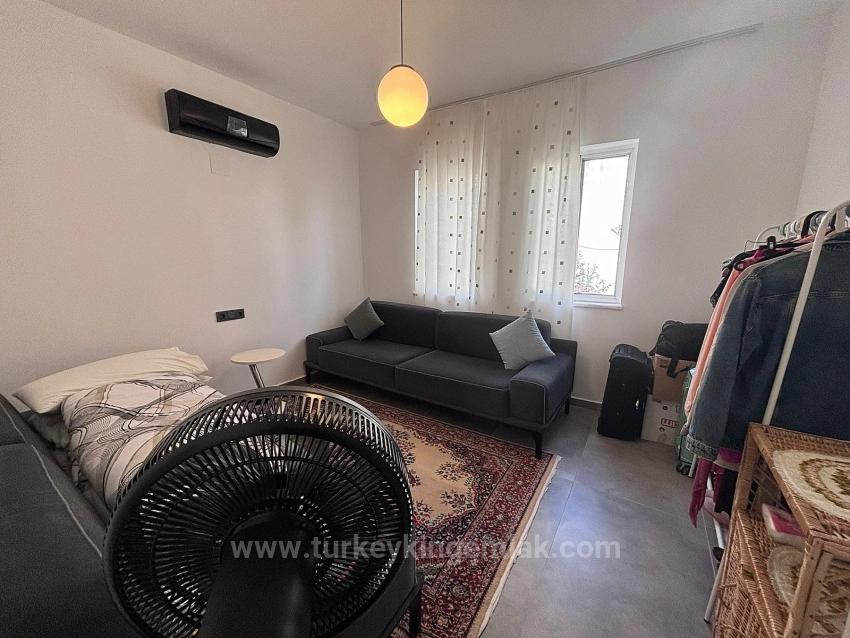 A 2-Bedroom Apartment With A Warm Home In The Center Of Dalyan.