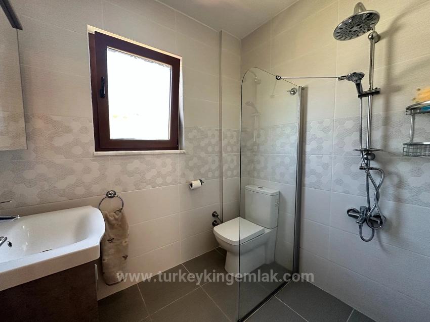 Двухквартирный Дом С Общим Бассейном В Районе Далян-Османагалар