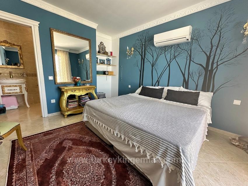 Роскошный Особняк С 7 Спальнями И Непревзойденным Видом На Море В Гёкбеле.