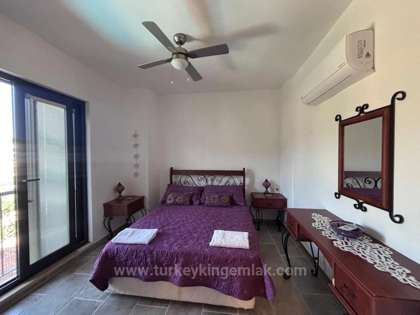 Dalyan Gülpınar’da Özel Havuzlu Ve Geniş Bahçeli Zarif Villa