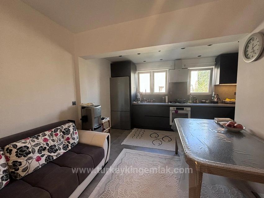 Dalyan Merkezde Sıcak Bir Yuvaya Sahip 2 Yatak Odalı Daire.