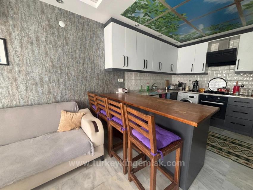 Dalyan Merkezde Site İçersinde Havuzlu Kiralık Daire